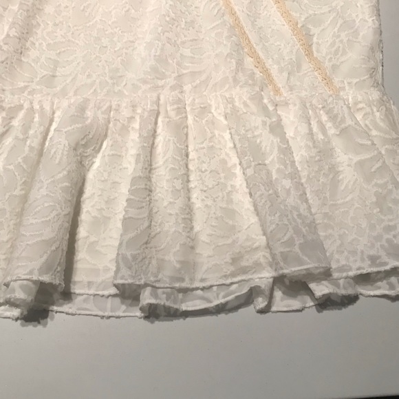 NWT Tularosa Bailey Tunic Mini Dress in Lace White and Cream Size XS - Picture 7 of 10